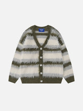 Aelfric Eden Oversized Blocking Striped Cardigans
