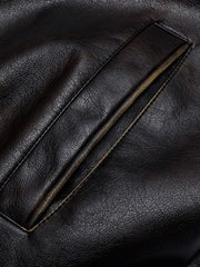 Aelfric Eden Faux Leather Cropped Jacket
