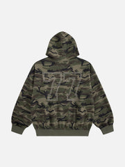 Aelfric Eden Camo Zip Up Hoodie