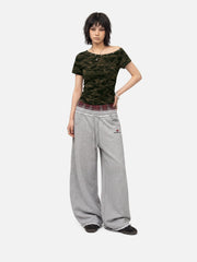 Aelfric Eden CAMO Off-The-Shoulder Baby Tee