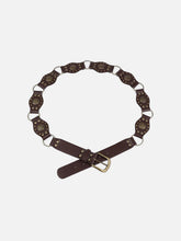 Vintage Rivet Faux Leather Belt