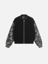 Aelfric Eden CAMO Studded Zip Up Jacket