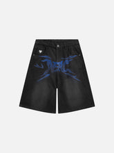 Aelfric Eden Flame Graphic Jorts