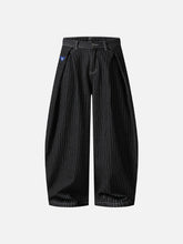 Aelfric Eden Pinstripe Baggy Barrel Jeans