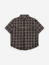 Aelfric Eden Boxy Plaid Short Sleeve Shirt