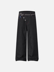 Aelfric Eden Asymmetrical Button Jeans