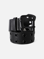 Allover Grommet Double Prong Belt
