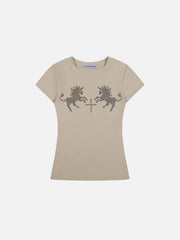 Aelfric Eden Rhinestone Horse Baby Tee