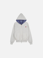 Aelfric Eden Reversible Plaid Zip Up Hoodie