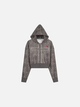 Aelfric Eden Boxy Button Cross Zip Up Hoodie