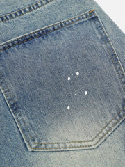 Aelfric Eden Paint Splatter Washed Jeans
