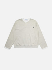 Aelfric Eden Boxy Split Neck Sweatshirt