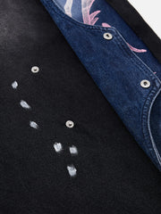 Aelfric Eden Snap Panel Baggy Barrel Jeans