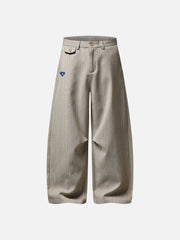 Aelfric Eden Pinstripe Baggy Barrel Pants