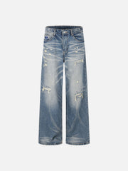 Aelfric Eden Washed Distressed Jeans