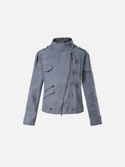 Aelfric Eden Asymmetric Zip Up Jacket