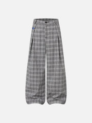 Aelfric Eden Plaid Pleated Baggy Pants