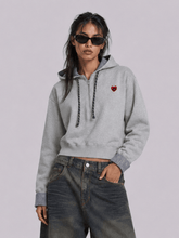 Aelfric Eden Layered Half Zip Pullover Hoodie