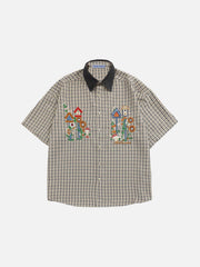 Aelfric Eden Plaid Embroidery Shirt