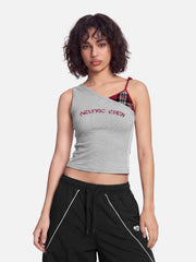 [Pre-Order] Aelfric Eden Plaid Layered Cami Top