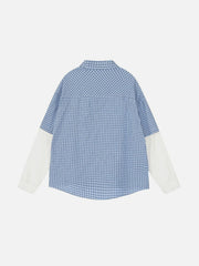 Aelfric Eden Plaid Layered Long Sleeve Shirt