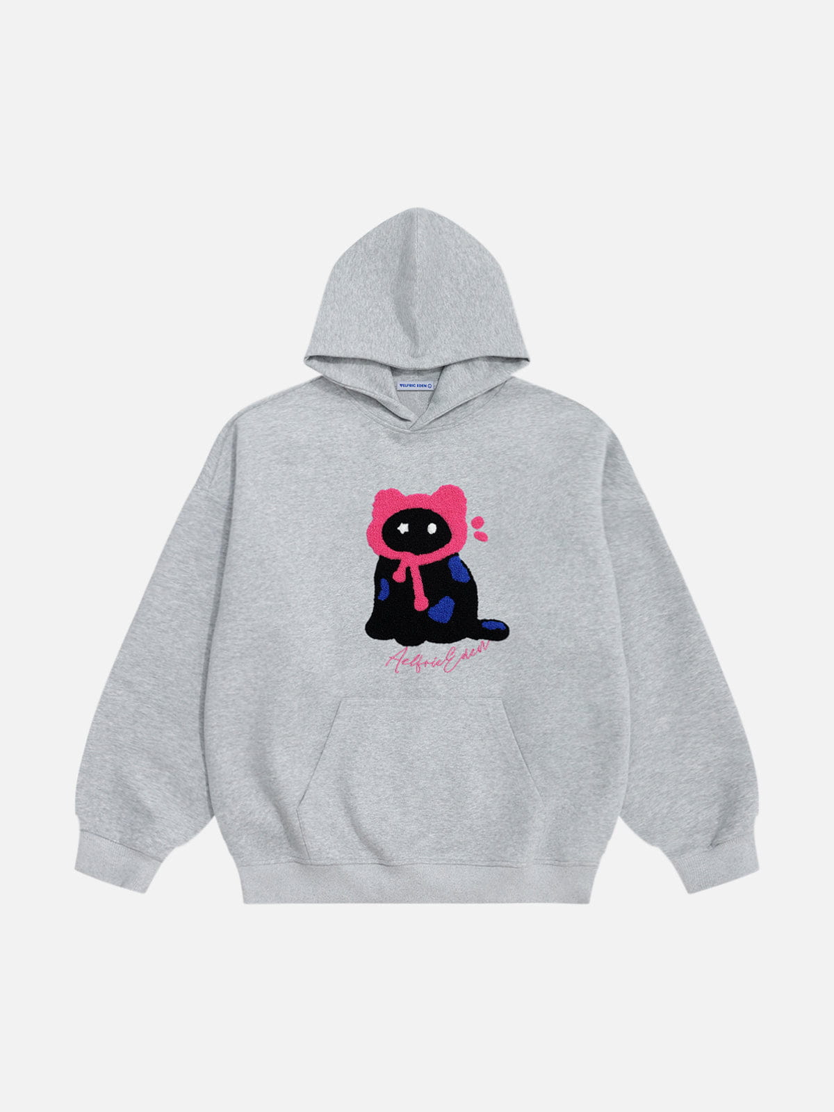 Aelfric Eden Oversized Embroidery Cat Hoodie