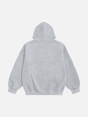 Aelfric Eden Oversized Embroidery Cat Hoodie