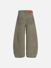 Aelfric Eden Pocket Graphic Baggy Barrel Jeans