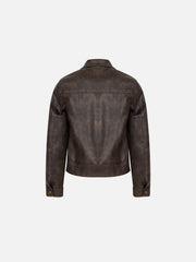 Aelfric Eden Vintage Rivet Fuax Leather Jacket