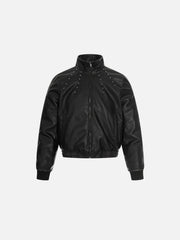 Aelfric Eden Studded Faux Leather Jacket