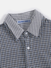 Aelfric Eden Faux Layered Plaid Long Sleeve Shirt
