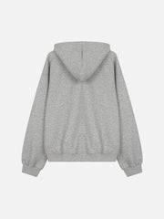 Aelfric Eden Boxy Turquoise Placket Pullover Hoodie