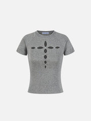 Aelfric Eden Rhinestone Cross Baby Tee