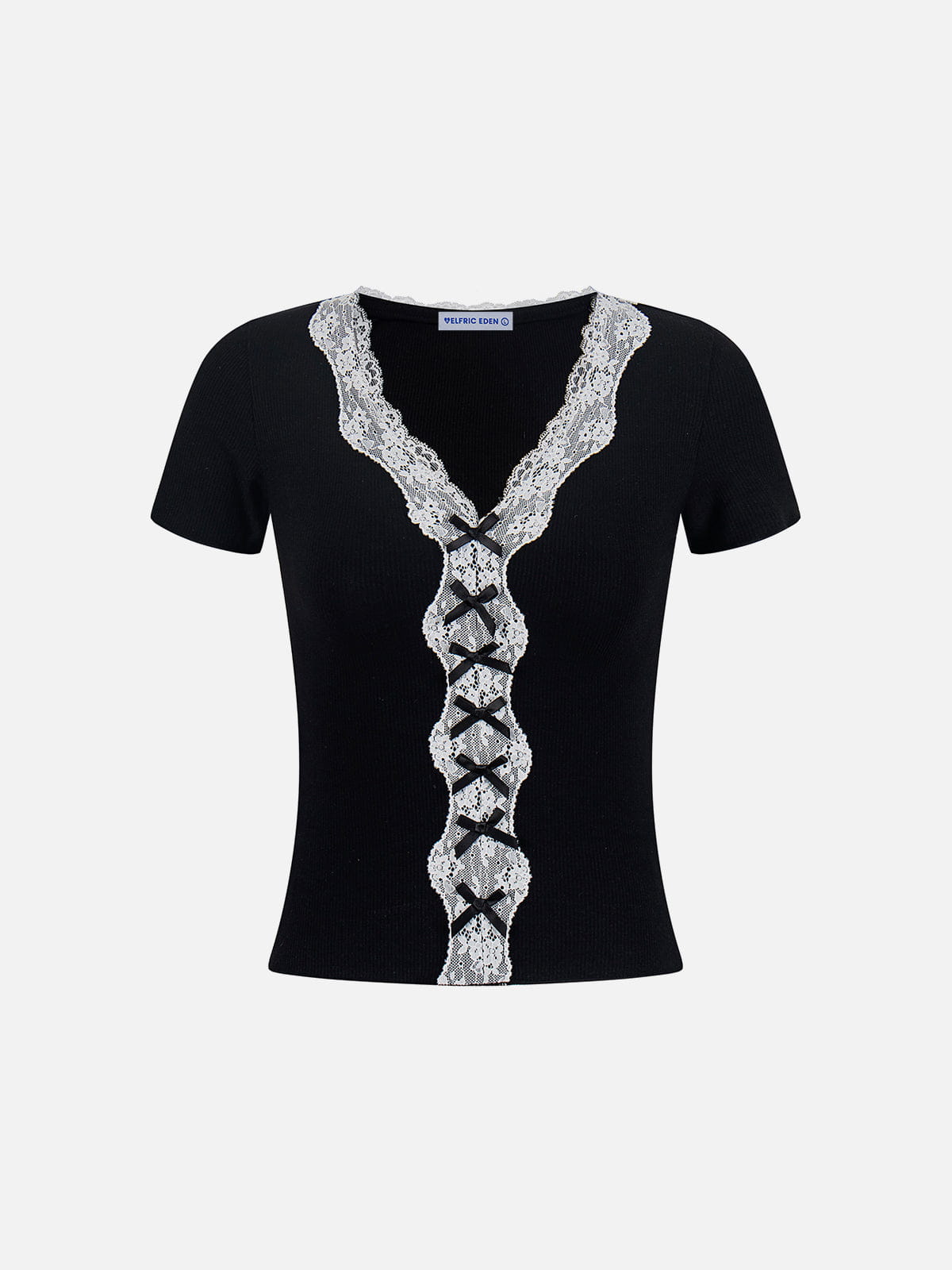 Aelfric Eden Lace Ribbon Trim Baby Tee