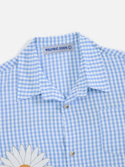 Aelfric Eden Boxy Daisy Gingham Short Sleeve Shirt