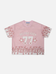 Aelfric Eden Boxy Flame 77 Jersey Tee