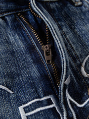 Aelfric Eden Embroidery Washed Longline Jorts
