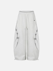 Aelfric Eden Rhinestone Thorn Baggy Barrel Sweatpants