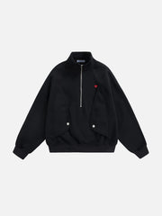 Aelfric Eden Boxy Half Zip Sweatshirt