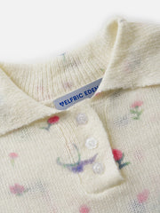 Aelfric Eden Floral Knit Polo Tee