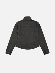 Aelfric Eden Stand Collar Denim Jacket