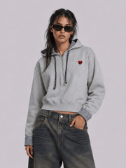 Aelfric Eden Layered Half Zip Pullover Hoodie
