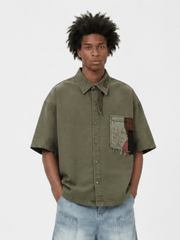 Aelfric Eden Patchwork Short Sleeve Shirt