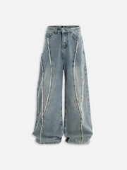 Aelfric Eden Baggy Fringe Jeans