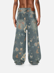 Aelfric Eden Floral Baggy Jeans